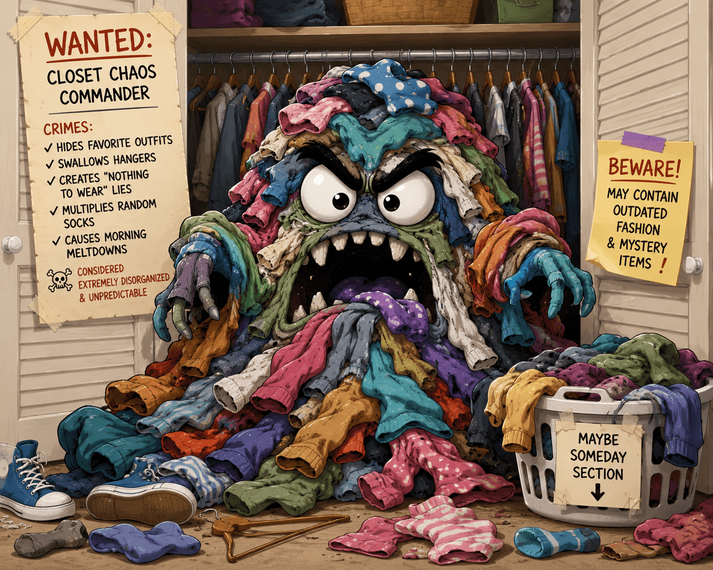 Closet Chaos mission illustration