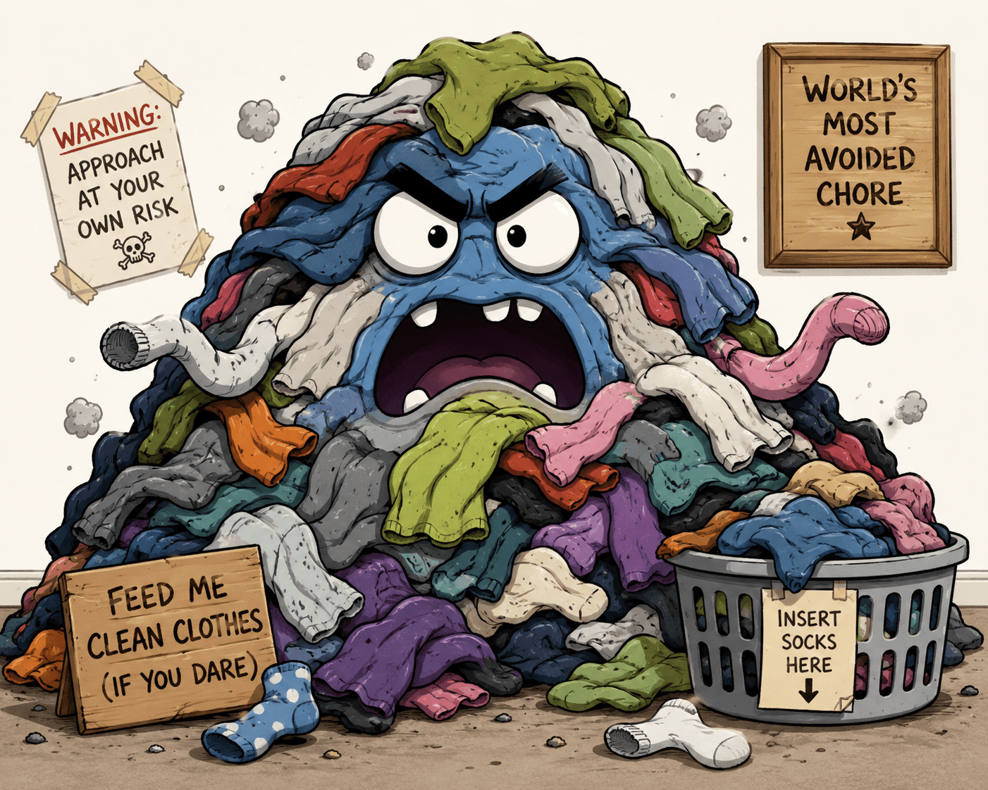Laundry Mountain mission illustration