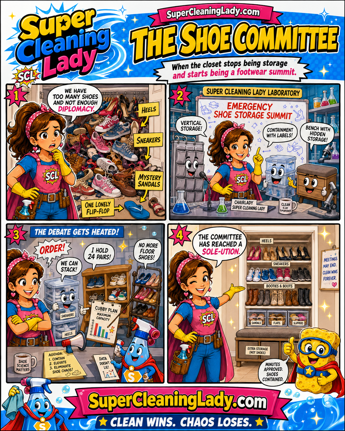The Shoe Committee comic